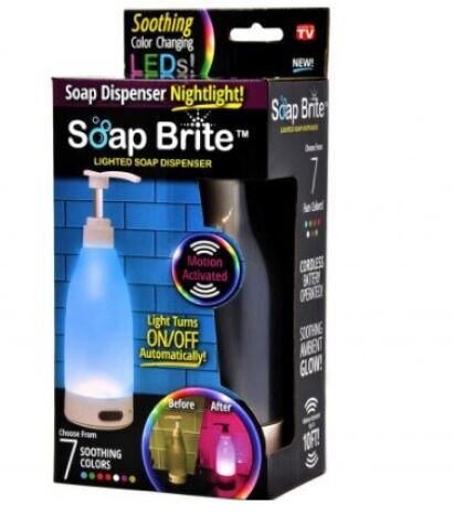 Dozator de sapun cu lumina LED Soap Brite